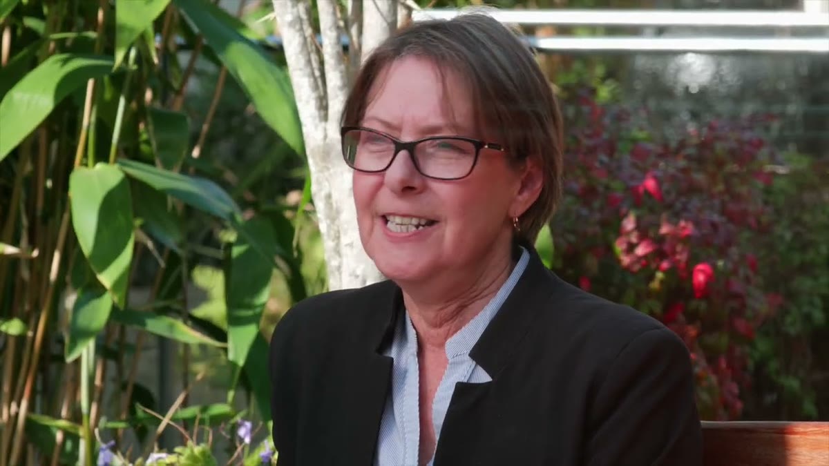 Robyn Mortimer, Chief Financial Officer at St Andrews, Ballina, speaking in the grounds