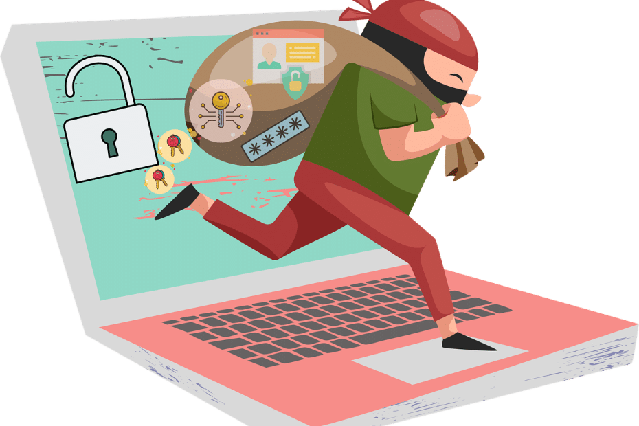 Free cybersecurity computer security hacking vector